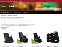 Tablet Screenshot of carerelaxshop.dk